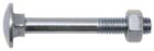 Boulon tête ronde collet carré 10x80 mm Acier Zingué Pièce gencodée x 50 SWG