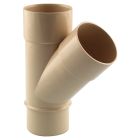 Culotte de descente 45° Ø50 mâle/femelle sable - CULOTTE 45° MF 16 SABLE 15p