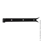 PENTURE BOUT QUEUE DE CARPE Ø14 35x4 L600mm NOIR