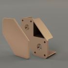 Assemblage panneau - CUBIX 18 MM-BOÎTE DE 20 PCES-TAUPE