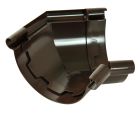 ANGLE DE GOUTTIERE A COLLER A 135° POUR PROFILE LG25 MARRON - UANC525M