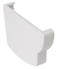 FOND GOUTTIERE GAUCHE POUR PROFILE GOUTTIERE OVATION 28 BLANC - UFG28B