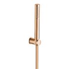 KIT SUPPORT + DOUCHETTE MONOJET + FLEXIBLE OR ROSE BROSSE