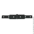 CHARNIERE A CONGE 30x3,0 2xL100mm NOIR