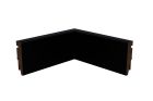 Plinthes - MCL PARFAIT ANGLE RENTRANT DROIT NOIR 75 MM