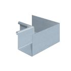 Equerre carrée 40B18 intérieure soudée sans pince - zinc - prePATINA clair