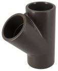 HTA TÉ SIMPLE 45° FF D63