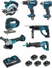 Ensemble de 7 machines (DDF482 + DTD152 + DGA504 + DSS610 + DHR202 + DJR186 + DJV180)