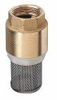 Clapet crépine universel - Economique et universel - F 1' - Corps laiton et crépine inox - ACS