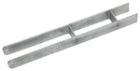 PIED POTEAU FORME H  141 X 600 mm Acier - P/1