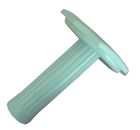 POIGNEE CAOUTCHOUC GRISE  BROCHE