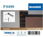 20 pièces de jonction + vis pour bardage Twinson 9576 (10m²)