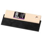 RACLETTE CAOUTCHOUC NOIR 150 MM MONTURE BOIS