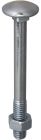 Boulon tête ronde collet carré 7x60 mm Acier Zingué Boite BCBV x 100 NORAIL