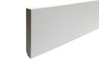 Plinthe angle vif M.D.F Hydro Prépeint Blanc -Long. 2440 mm x larg. 80 mm x ep. 15 mm