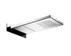 pomme de douche encastree 55/26 cm carree pluie+cascade