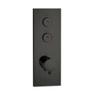 FACADE THERMO UP VERTICALE THERMO 2 SORTIES TRIVERDE CHROME NOIR