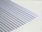 Plaque ondulée PVC OCL 66 - 2,00 m x 0,66 m -  Epaisseur : 0,8 mm  - Cristal
