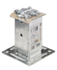 KIT Pied de poteau carré sur platine + Fixations KIT FIX PPJBT 90 - Jardin