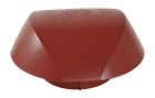 CHAPEAU VENTILATION SANS ANTI INSECTE DIAMETRE 160 ROUGE - VVS16R
