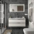 Meuble SPIRIT 1200 2 tiroirs métalliques SBIANCATO 1194 x 540 x 450 mm