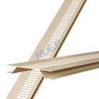 Profilé de ventilation entre lame long 4 metres largueur 40 mm - Profilé de ventilation entre lame long 4 metres largueur 40 mm pour Lambris Accessoires Communs couleur SABLE