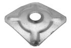 PLAQUETTE GALVA 38X38 D8,5 20P