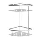 Porte-savon double d'angle rectangulaire NILO 300 x 75 x 120 mm