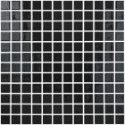 Mosaïque en verre recyclé - 900 LISO NEGRO MALLA 25X25MM