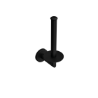 Porte-rouleau sans couvercle LISSY BLACK 60 x 181 x 92 mm
