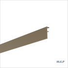 Couvercle Interieur Alu mâle 50x15 en 3ml Gris Taupe