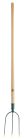 FOURCHE À FOIN DOUILLE 3 DENTS 30 CM MANCHE BOIS