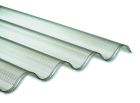 Plaque ondulée grande onde polycarbonate GO 92 - 5 ondes 1/2 - 1,52 m x 0,92 m -   - transparent