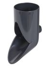PIED DE CHUTE PROFILE GOUTTIERE TYPE 29 DIAMETRE 80 ARDOISE - RWS801A