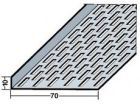 Profilé de ventilation en L, perforation rectangulaire Aluminium Naturel Section ventilation 254 cm² / ml