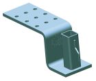 Support ZR 355 pour potelet carré 30x30 (hors fixation)