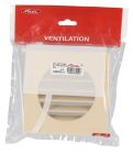 GRILLE EXTERIEURE POUR TUBE DIAMETRE 110 ANTI INSECTE  SABLE  - 1GETM110