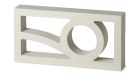 CLAUSTRA DE 50X25X5 CM. COULEUR BLANC