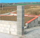 Bloc poteau en beton POTOBLOC - long. 27cm x haut. 27cm x ep. cm