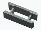 Bloc de coffrage en beton - long. 50cm x haut. 20cm x ep. 20 cm