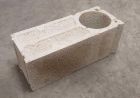 Bloc rectifie isolant en beton AIRIUM - long. 50cm x haut. 20cm x ep. 20 cm