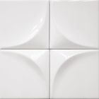 Porosa VERTEX CURVE WHITE REV. (DG) 15X15