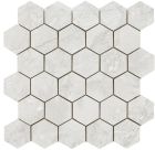 Gres cerame KUARTZ WHITE HEXAGONO 30X30