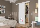 Porte en applique pret-a-peindre - larg. 93cm x haut. 204cm x ep. 40mm