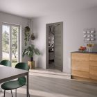 Bloc porte isotherme BERGAME (Chene grise) - Poussant droit - L830mm
