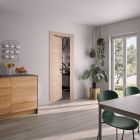 Bloc porte isotherme MATERA (Chene blond) - Poussant gauche - L830mm
