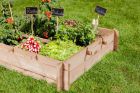Potager Meleze Dome Rabote 90X90X20 cm