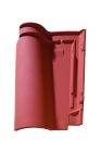 Tuile romane terre cuite rouge - long. 42,5 cm x larg. 27,5 cm