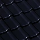 Tuile postel 20 terre cuite anthracite - long. 31,5 cm x larg. 23 cm