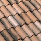 Tuile plein ciel beton dune sable - long. 42 cm x larg. 33 cm